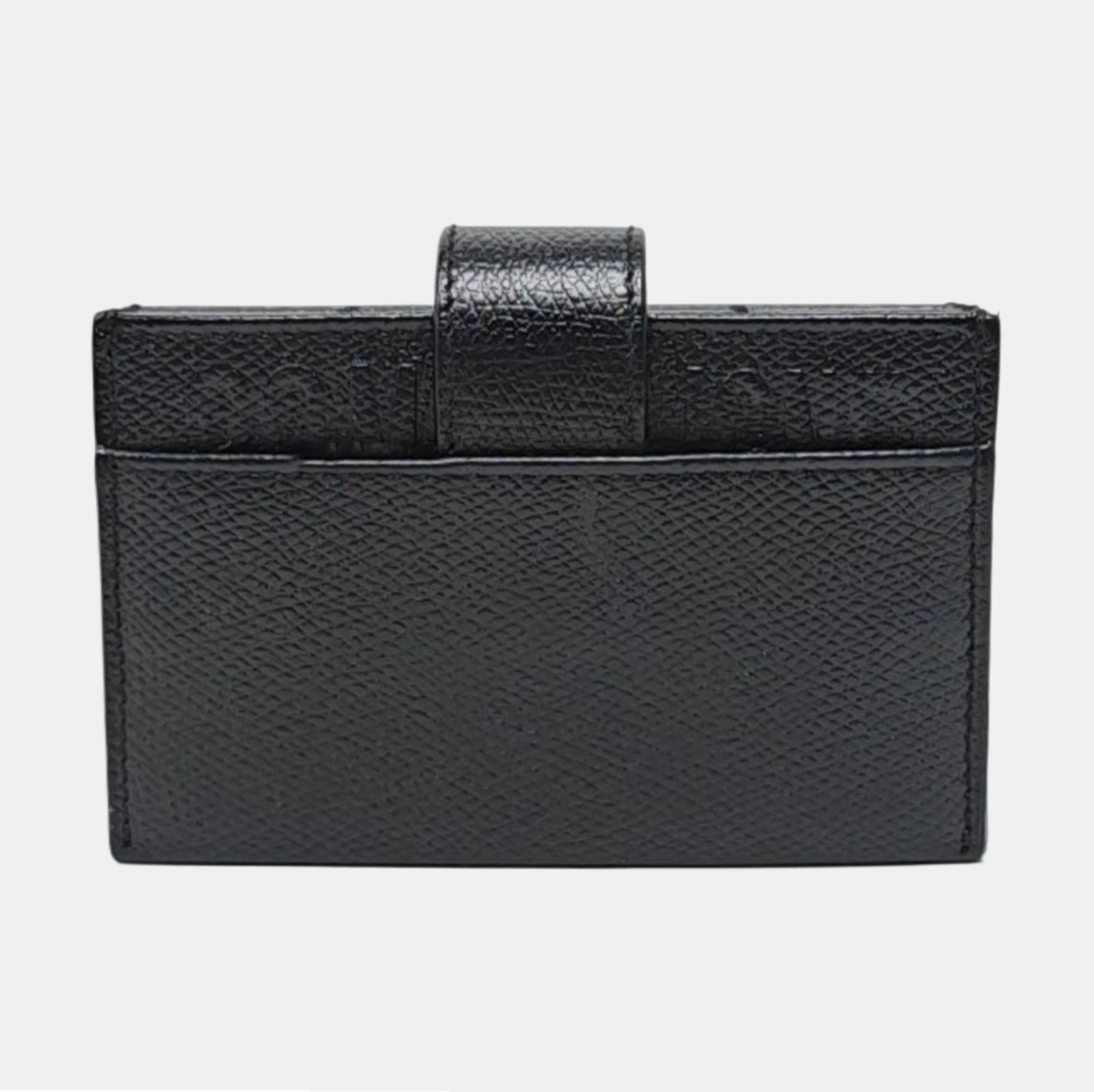 Authenticated pre-owned  30 Montaigne Calfskin Black Card Holder - Card Holder at Looply