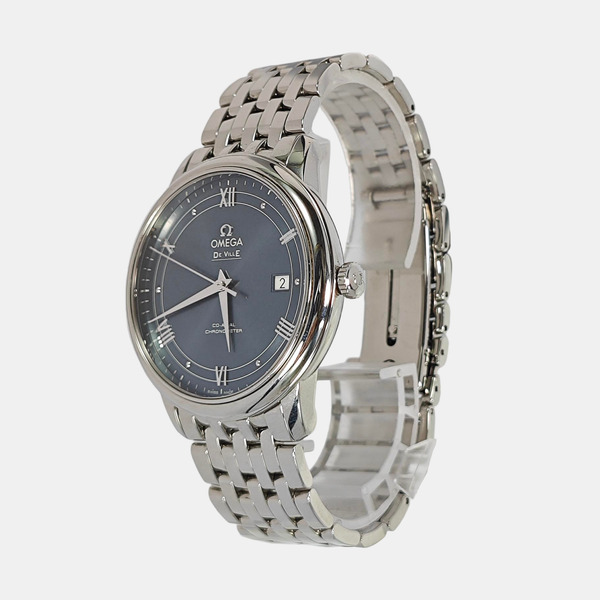 De Ville 39.5mm Navy Blue Automatic Watch