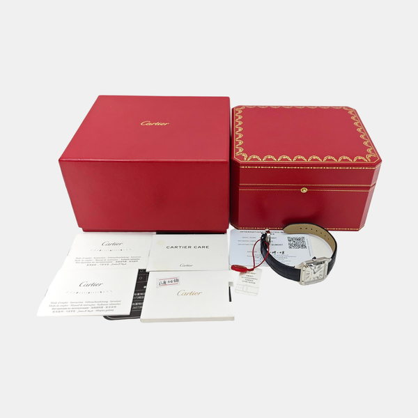 Santos-Dumont 27.5mm Silver Quartz Watch