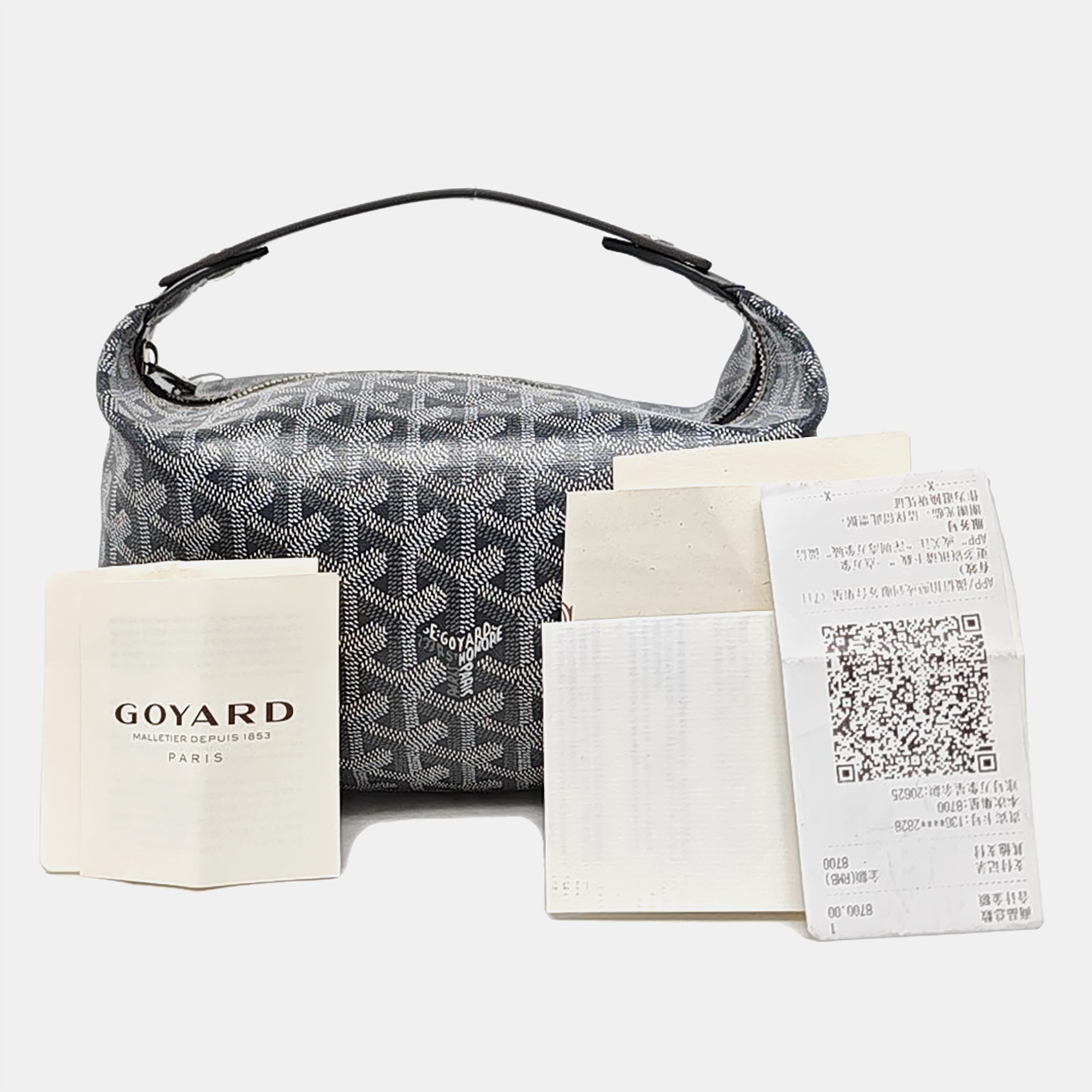 Vendôme Coated Canvas Gray