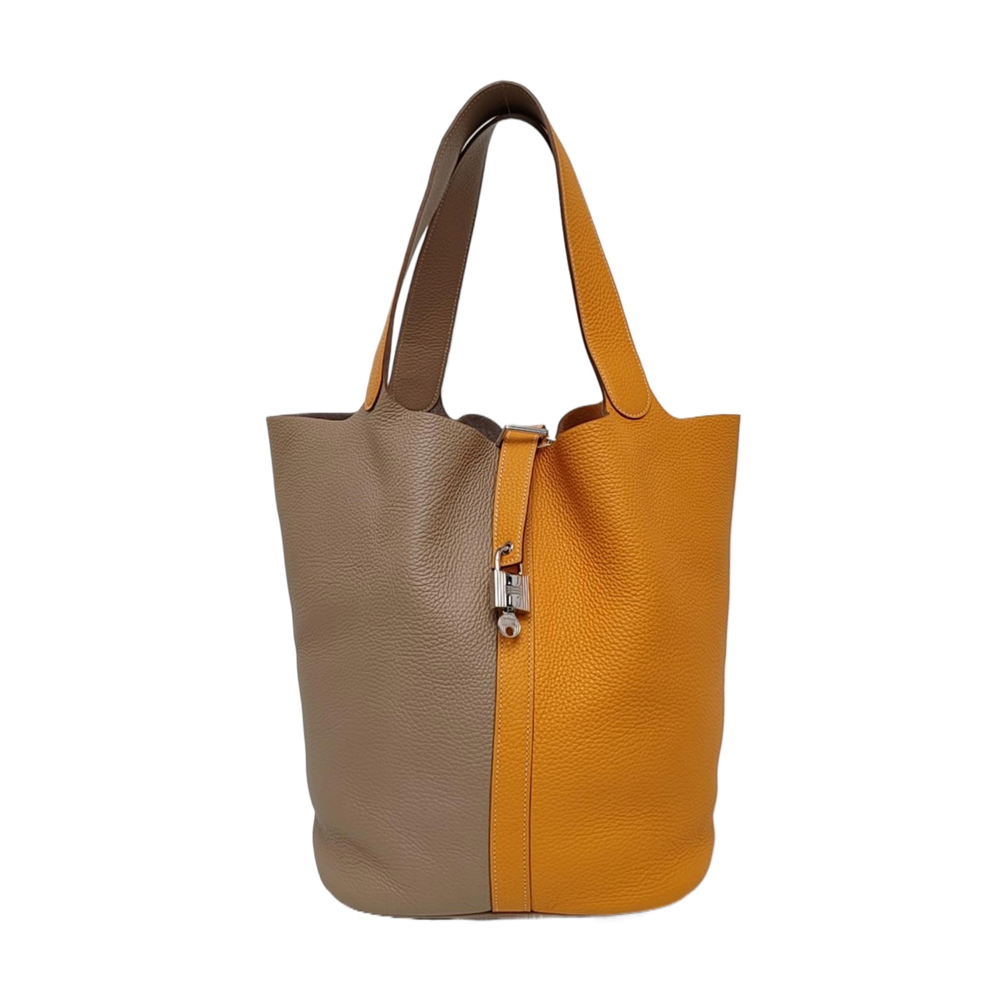 Authenticated pre-owned  Picotin Lock 31 Clemence Multicolor - Top Handle Bag at Looply