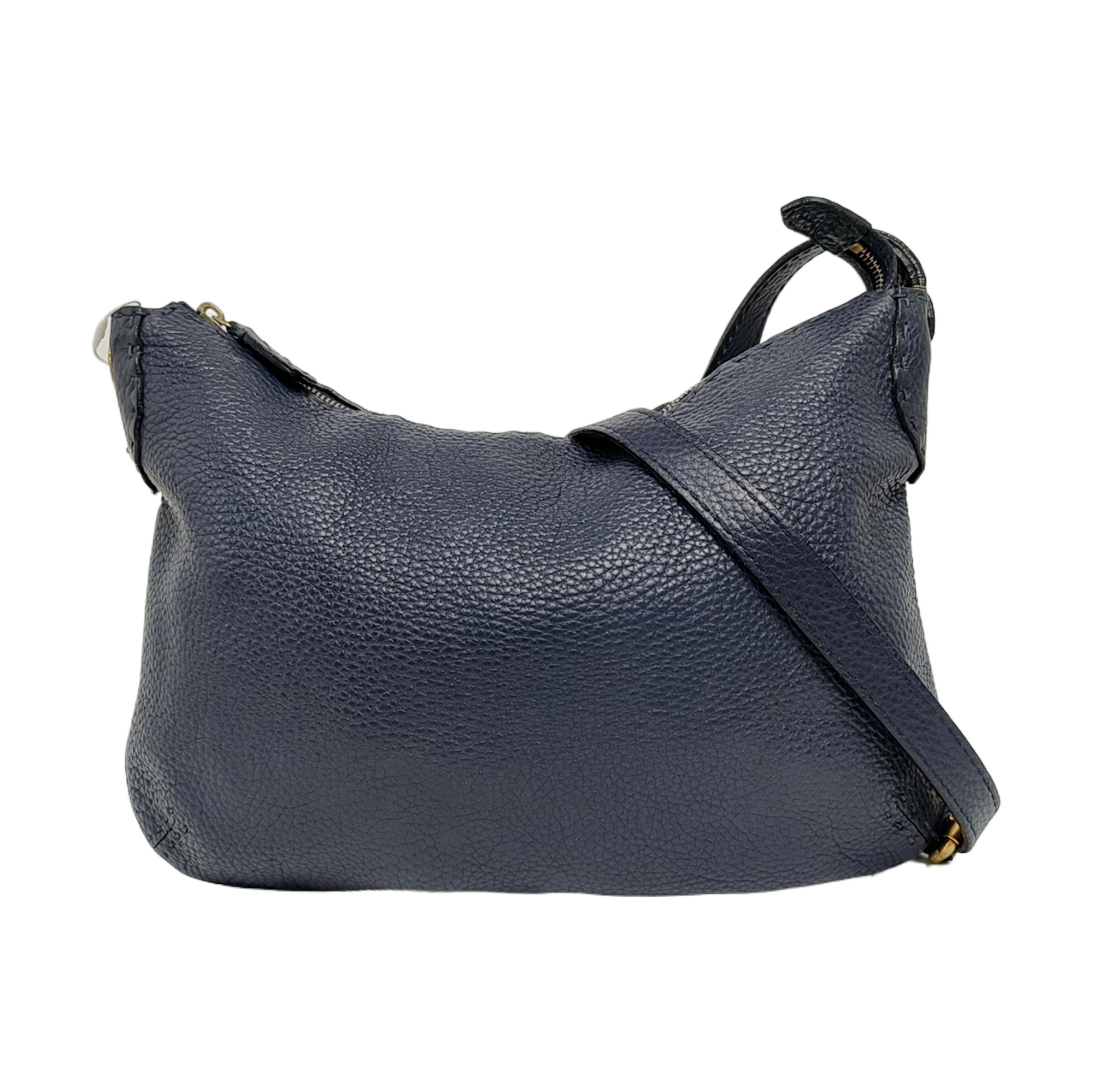 Calfskin Shoulder Bag Blue