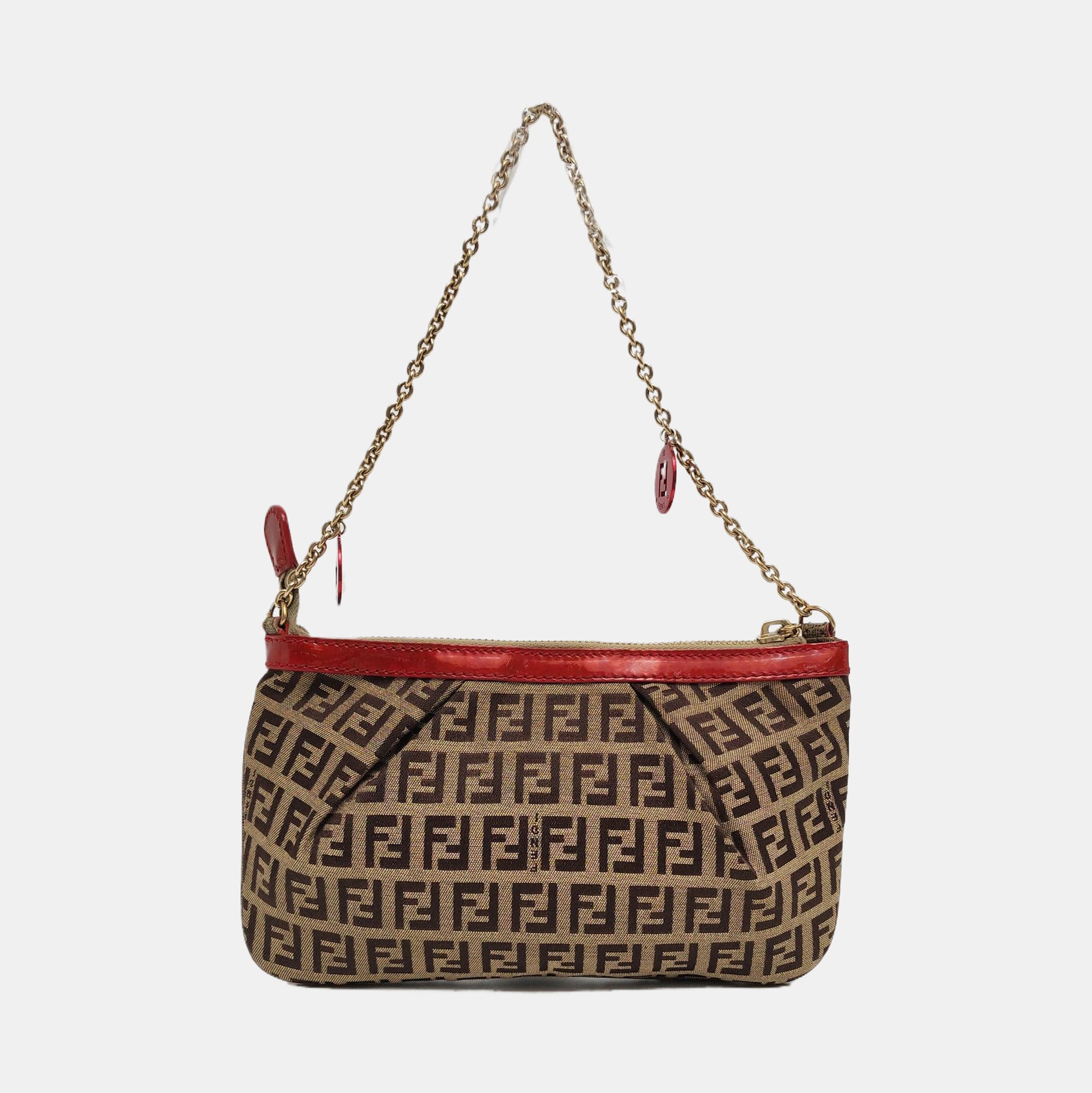 Canvas Top Handle Bag Brown