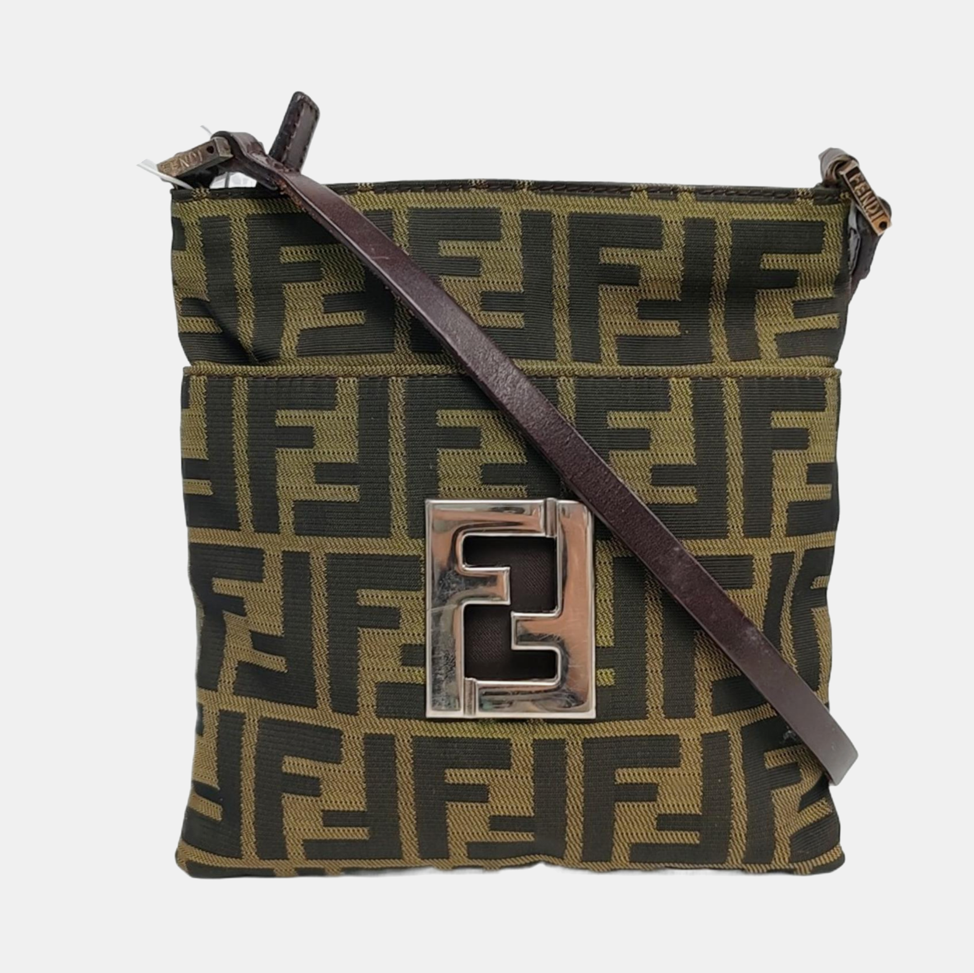 Canvas Shoulder Bag Brown