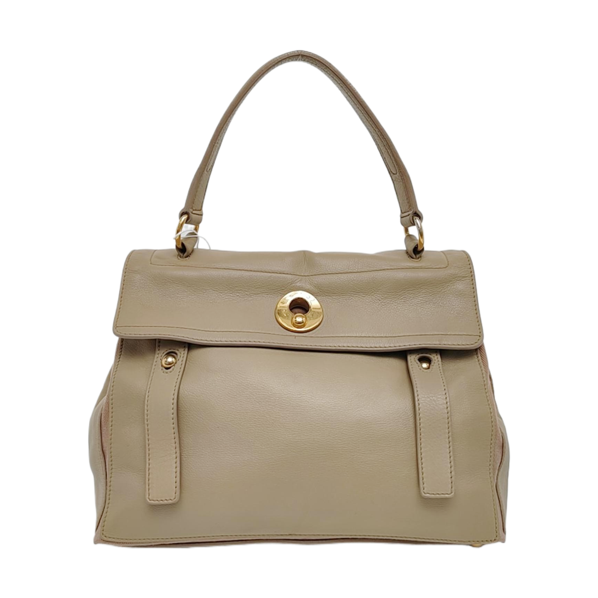 MUSE TWO Medium Calfskin Beige