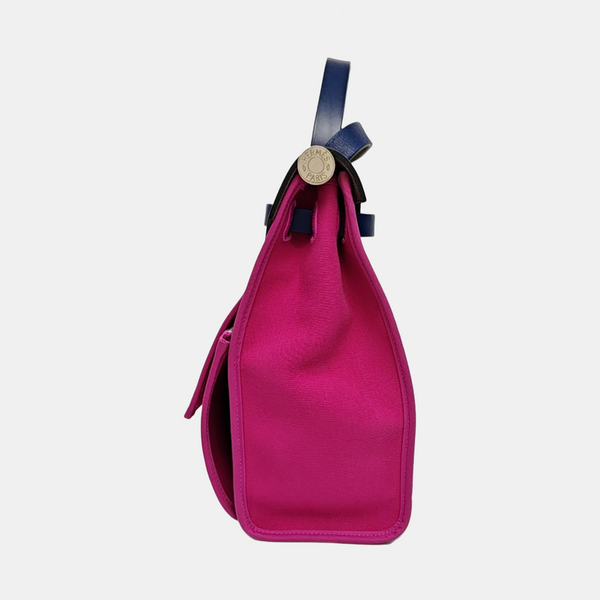 Authenticated pre-owned  Herbag 31 Canvas Pink - Shoulder Bag at Looply