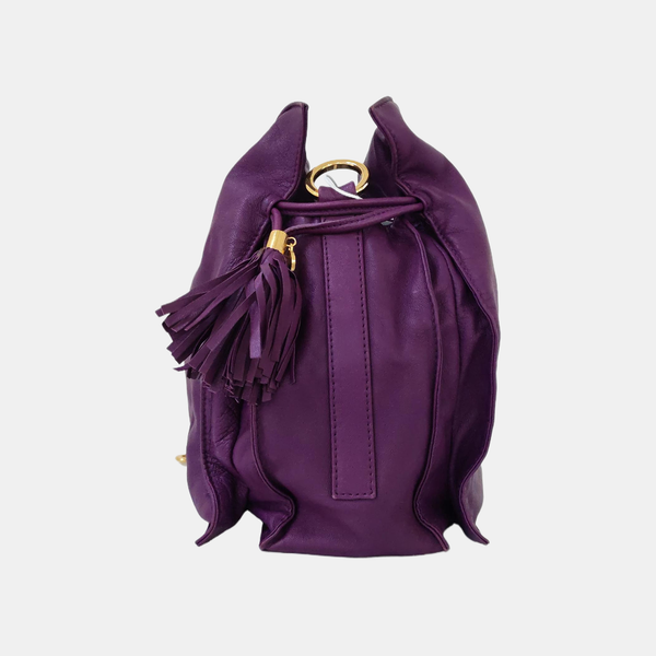 Authenticated pre-owned  Flamenco Lambskin Purple - Crossbody Bag at Looply