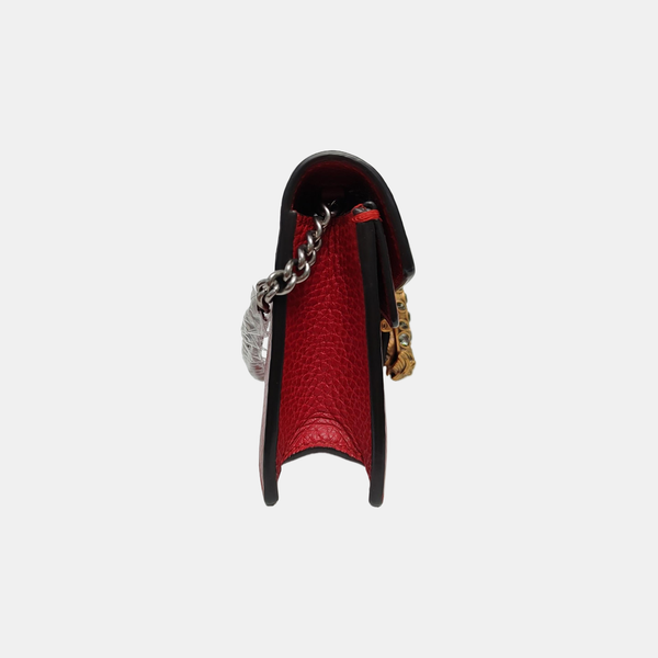 Authenticated pre-owned  Dionysus Super Mini Calfskin Red - Shoulder Bag at Looply