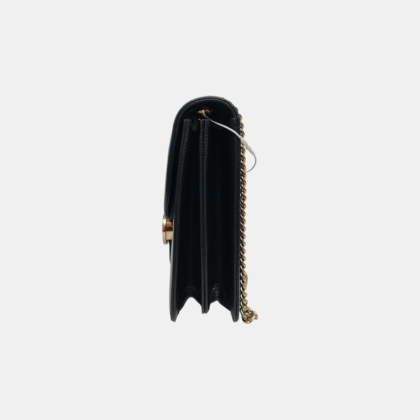 Authenticated pre-owned  Interlocking G Large Calfskin Black - Crossbody Bag at Looply