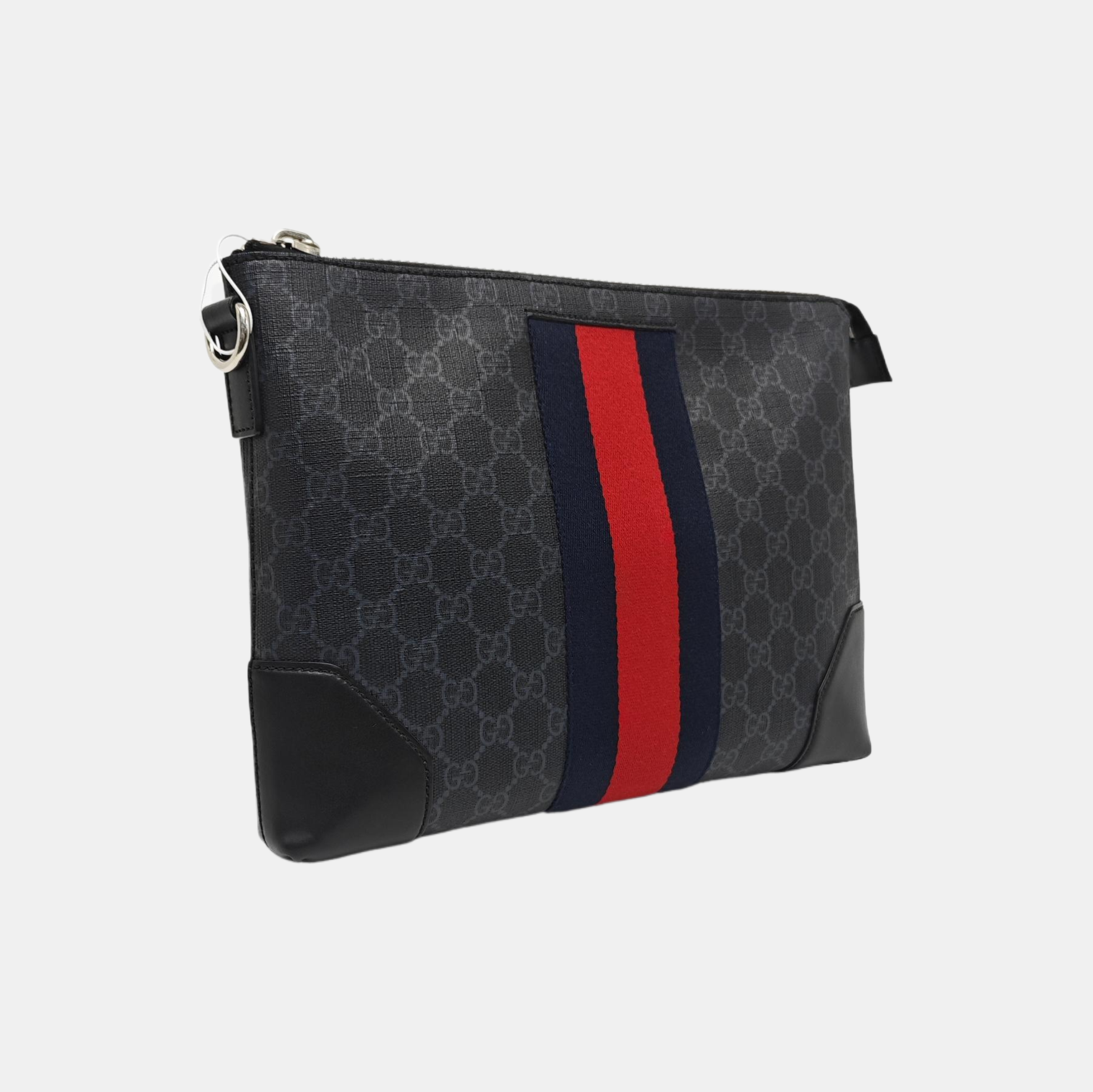 Authenticated pre-owned  Ophidia Monogram Coated Canvas Gray - Clutch at Looply