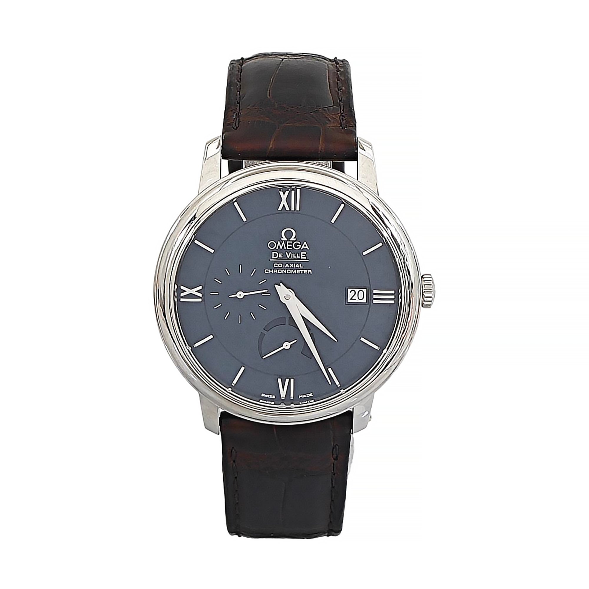 De Ville 39.5mm Navy Blue Automatic Watch