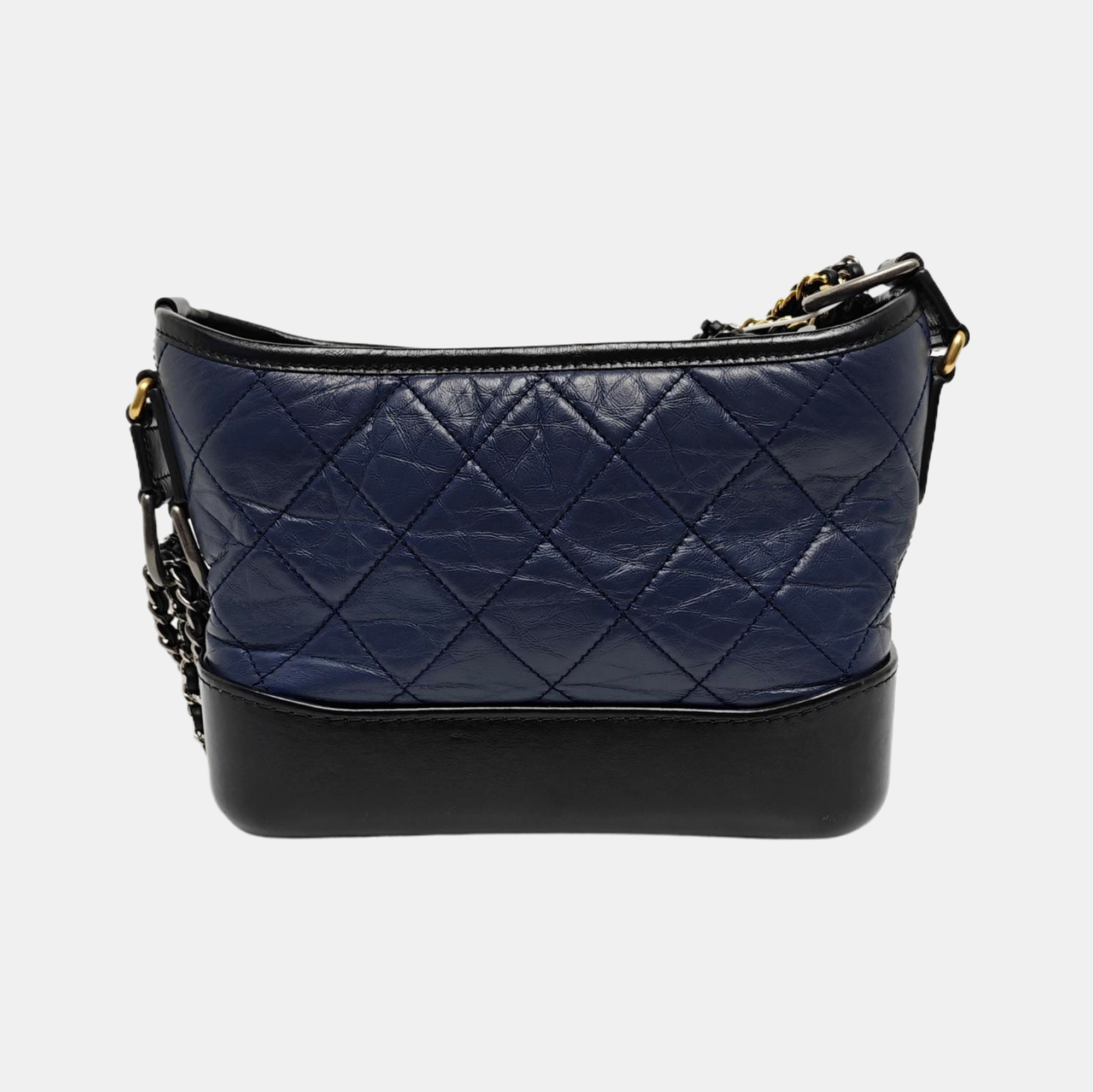 Authenticated pre-owned  Gabrielle Small Calfskin Blue - Shoulder Bag at Looply