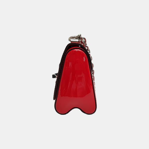 Authenticated pre-owned  Twist PM Monogram Patent Leather Red - Shoulder Bag at Looply