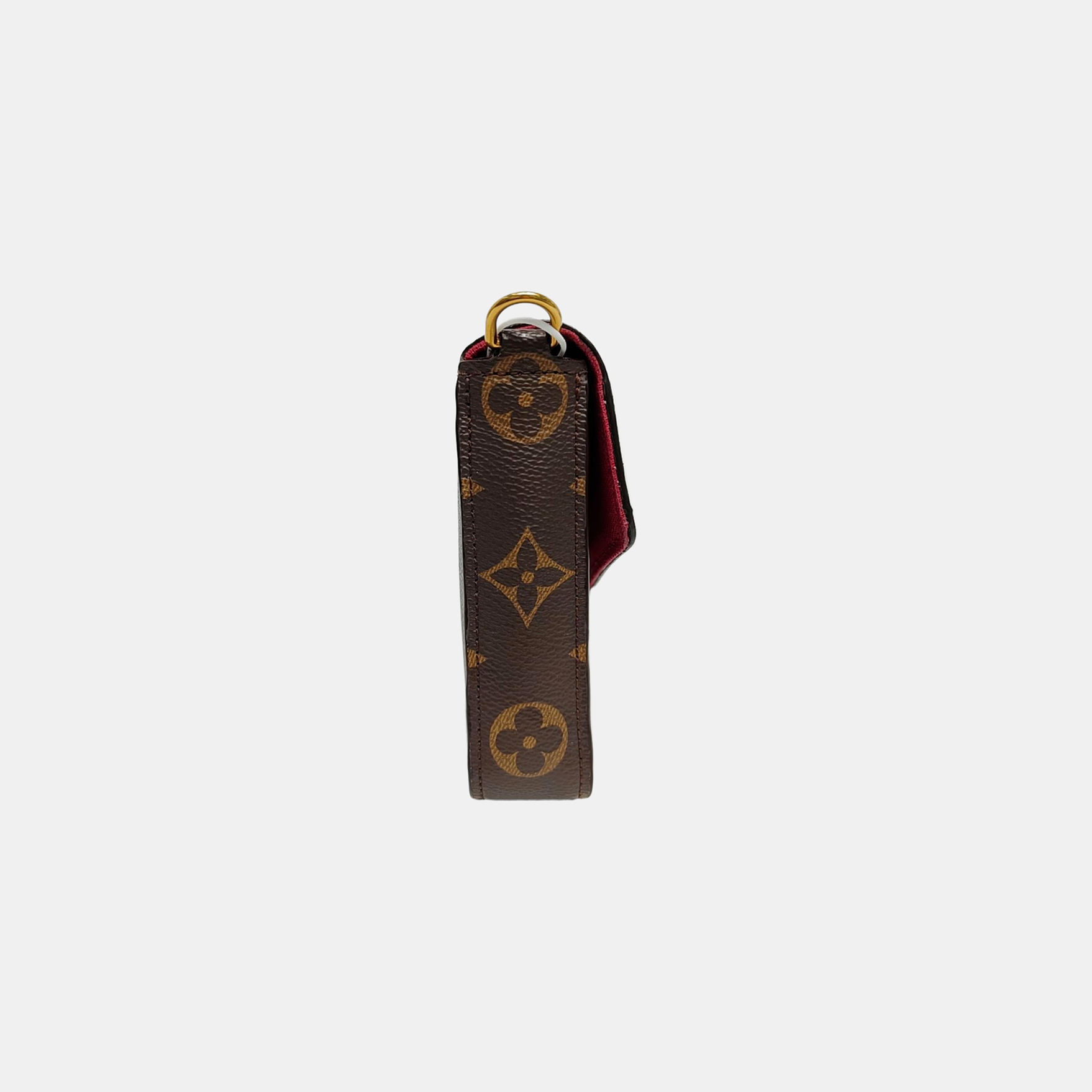 Authenticated pre-owned  Félicie Monogram Coated Canvas Brown - Crossbody Bag at Looply