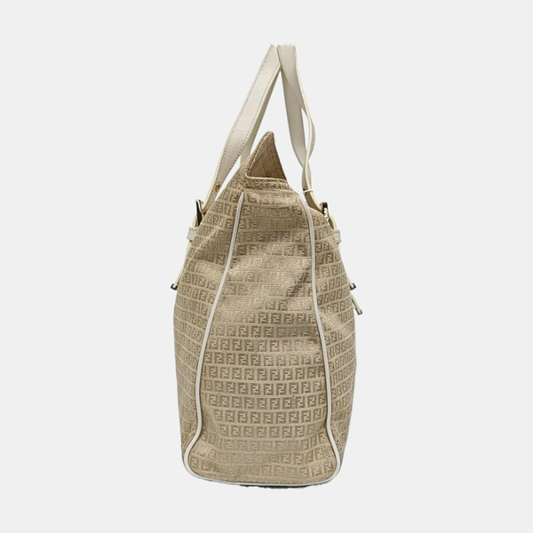 Canvas Shoulder Bag Beige