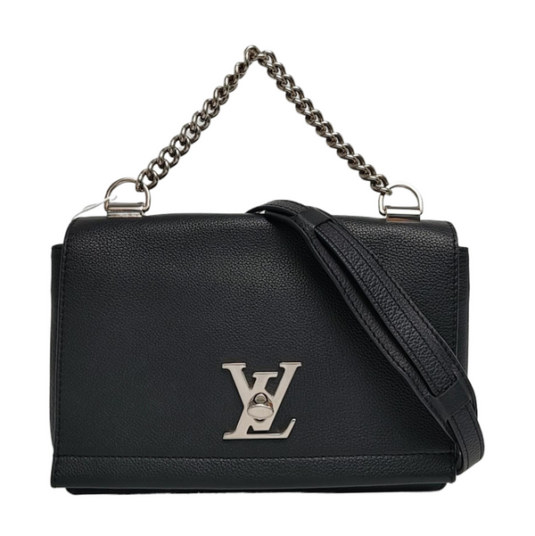 Authenticated pre-owned  Lockme BB Calfskin Black - Shoulder Bag at Looply