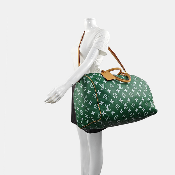 SPEEDY Monogram Calfskin Green