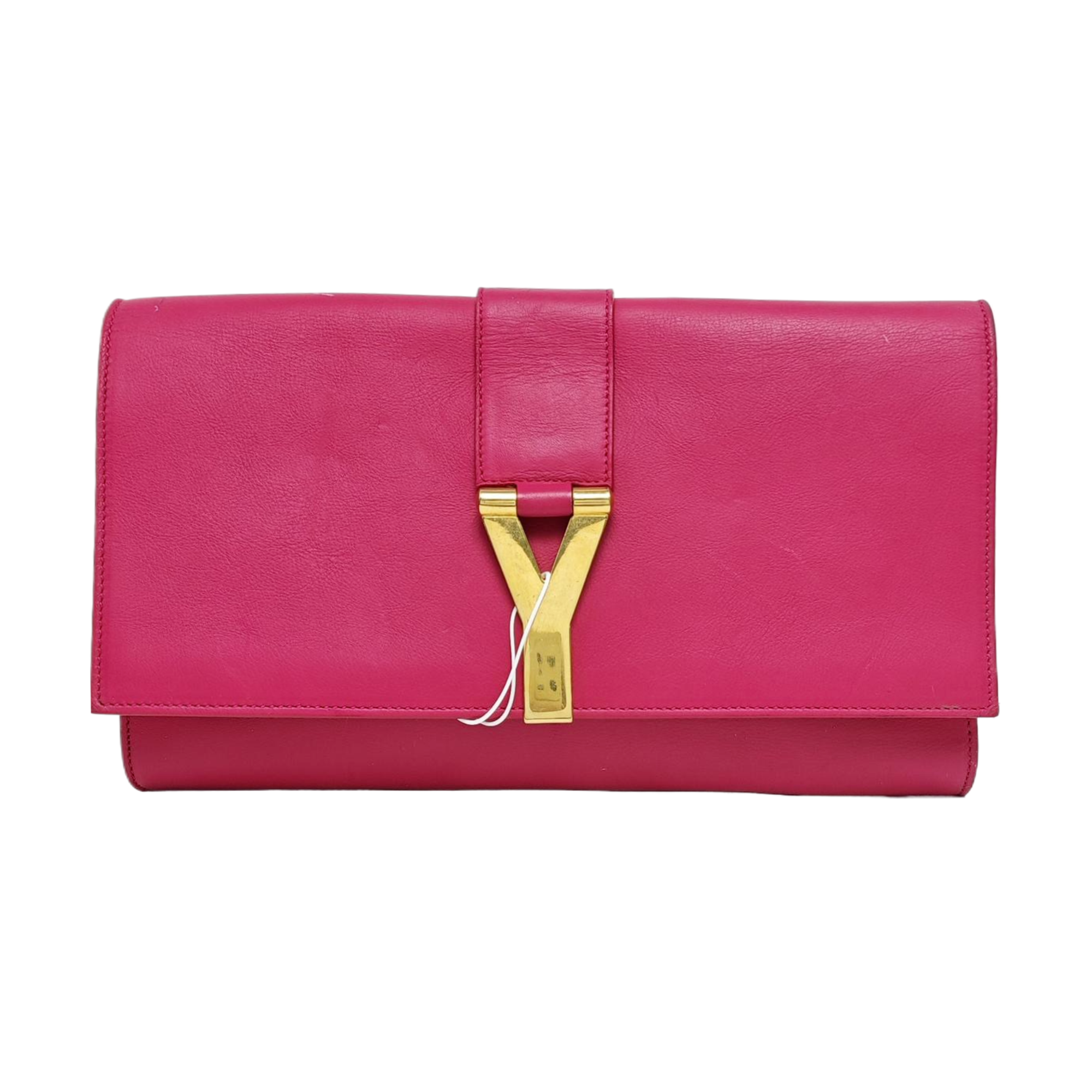 Authenticated pre-owned  Chyc Y Ligne Calfskin Pink - Clutch at Looply