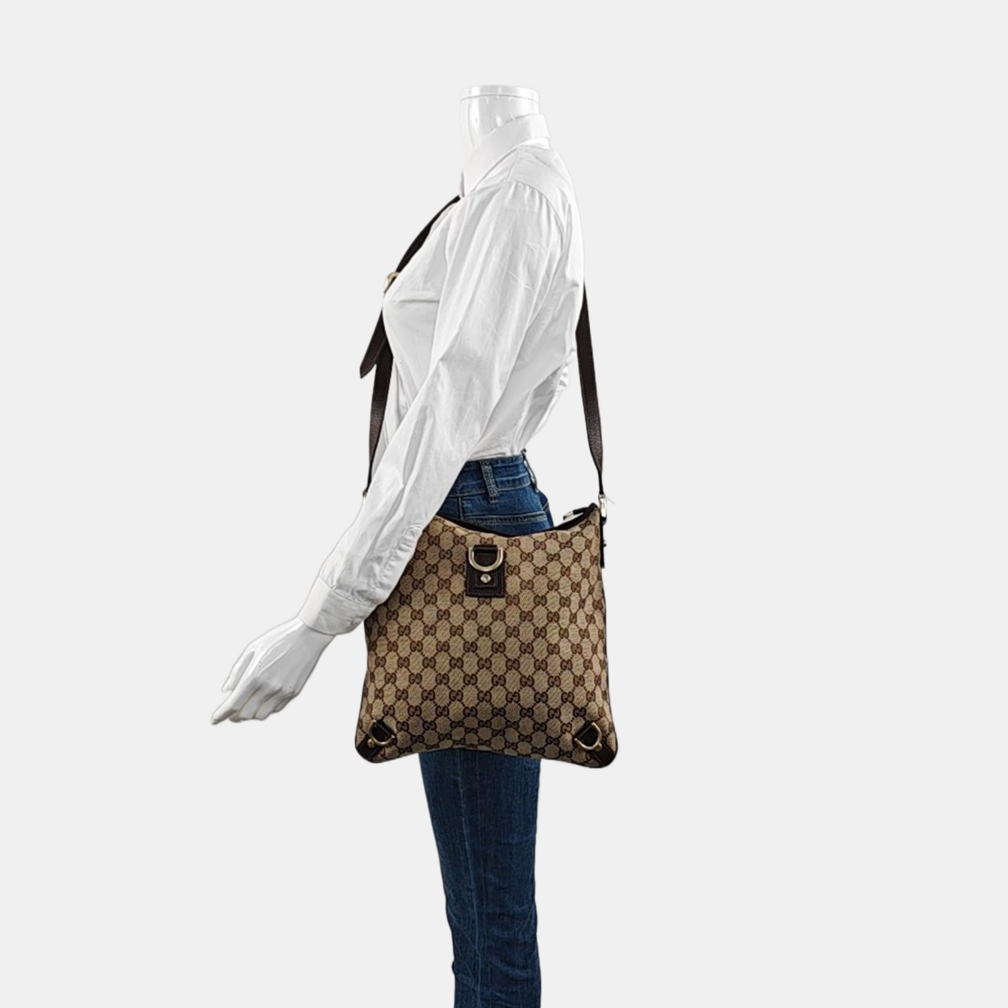 Authenticated pre-owned  Abbey Monogram Canvas Brown - Shoulder Bag at Looply