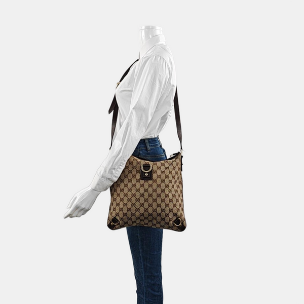 Authenticated pre-owned  Abbey Monogram Canvas Brown - Shoulder Bag at Looply