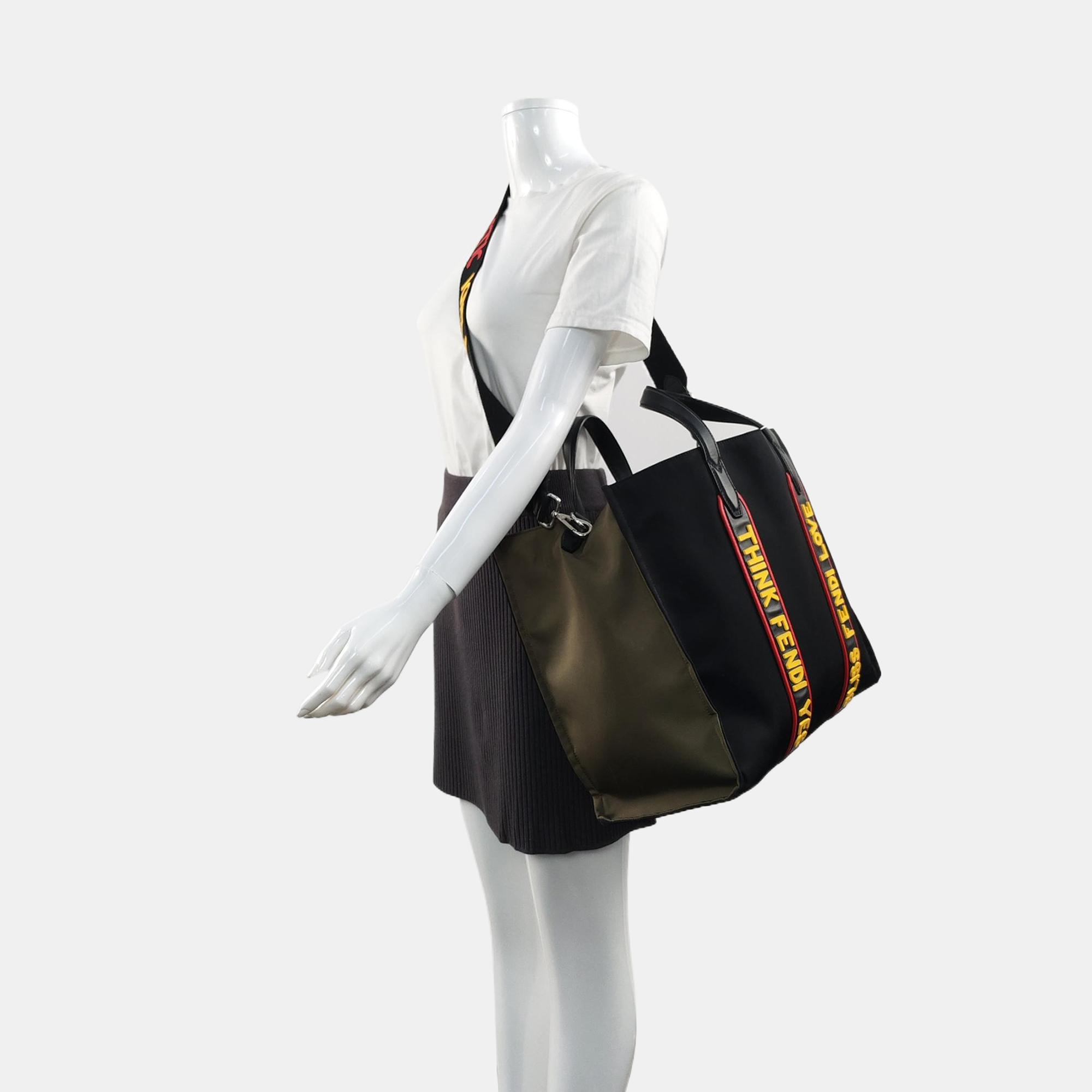 Nylon Tote Bag Black