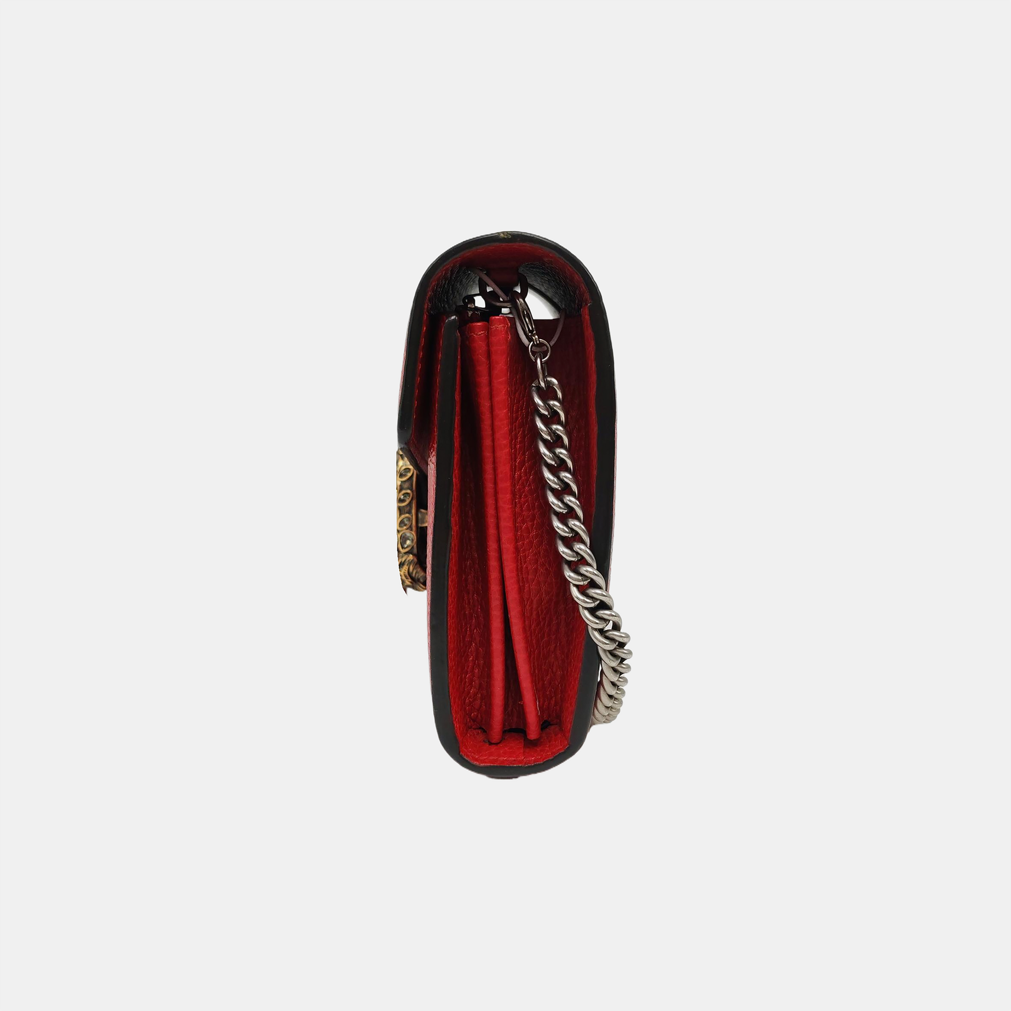 Authenticated pre-owned  Dionysus Super Mini Calfskin Red - Shoulder Bag at Looply