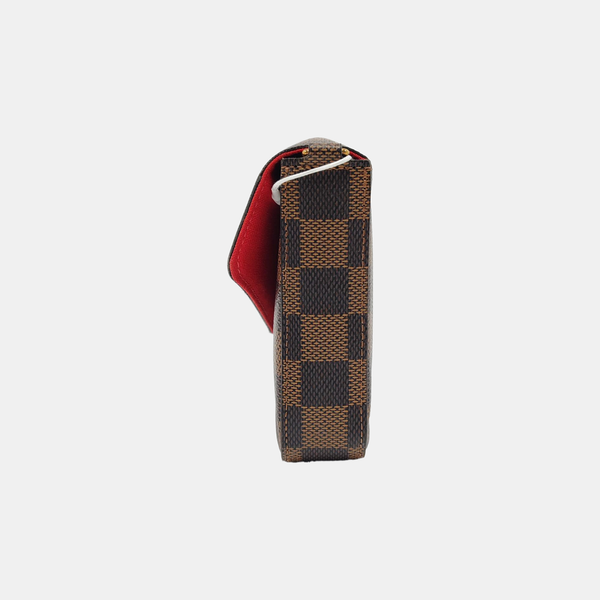 Authenticated pre-owned  Félicie Damier Ebene Coated Canvas Brown - Shoulder Bag at Looply