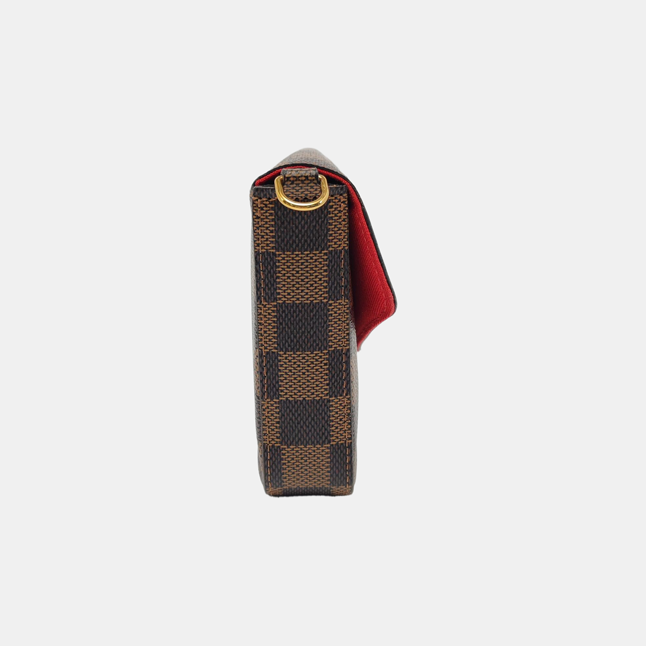 Authenticated pre-owned  Félicie Damier Ebene Coated Canvas Brown - Shoulder Bag at Looply