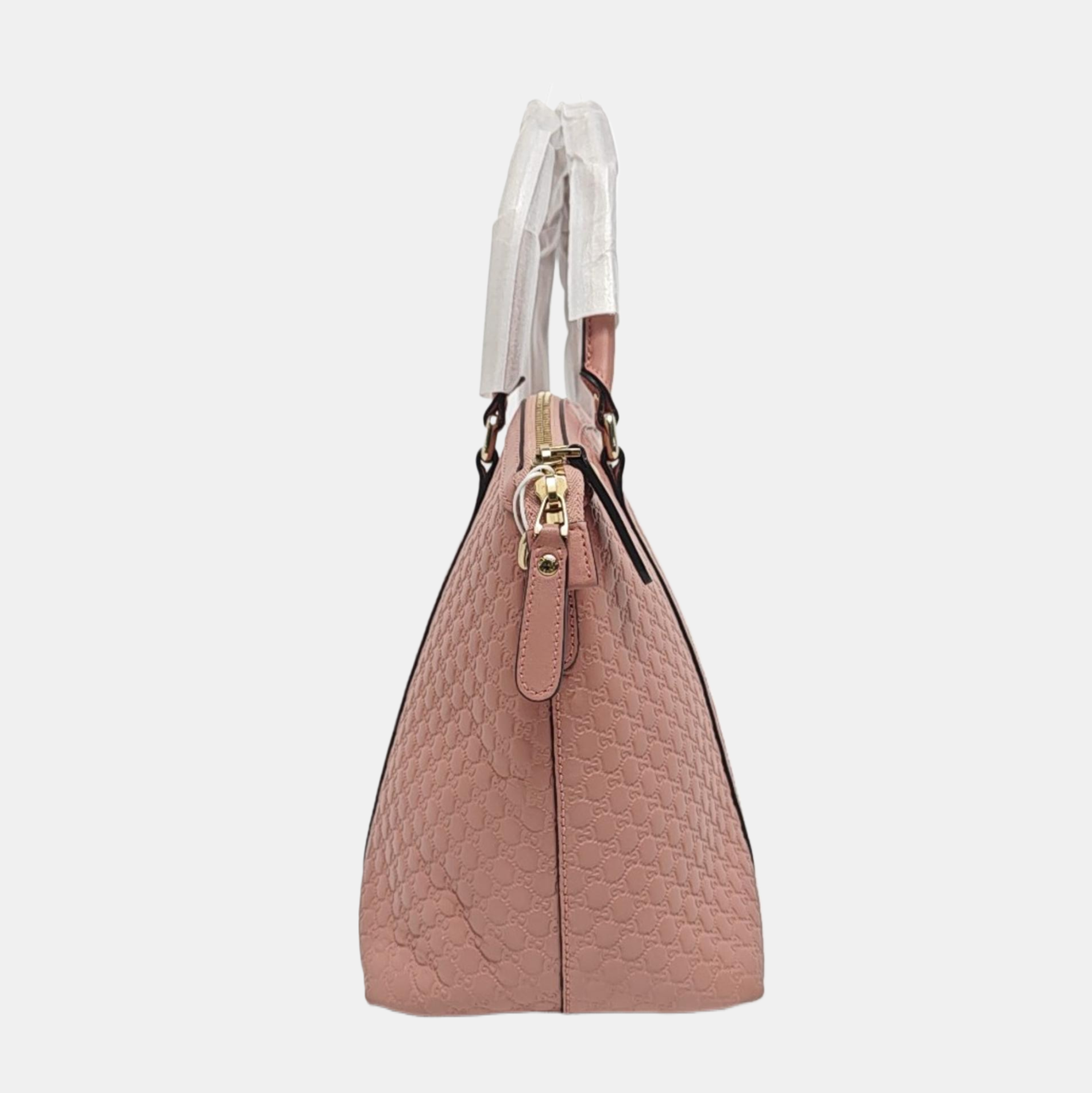 Authenticated pre-owned  Microguccissima Monogram Calfskin Pink - Shoulder Bag at Looply