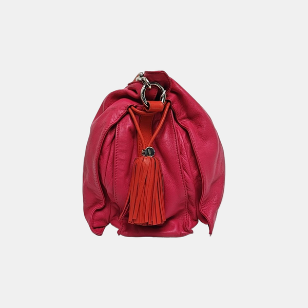 Authenticated pre-owned  Flamenco Lambskin Pink - Shoulder Bag at Looply