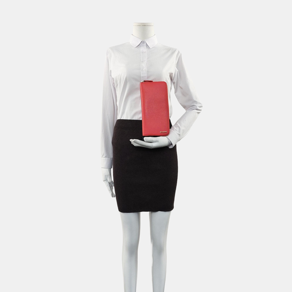 Calfskin Wallet Red