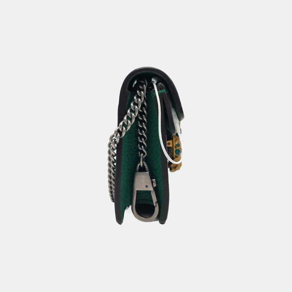 Authenticated pre-owned  Dionysus Super Mini Calfskin Green - Shoulder Bag at Looply