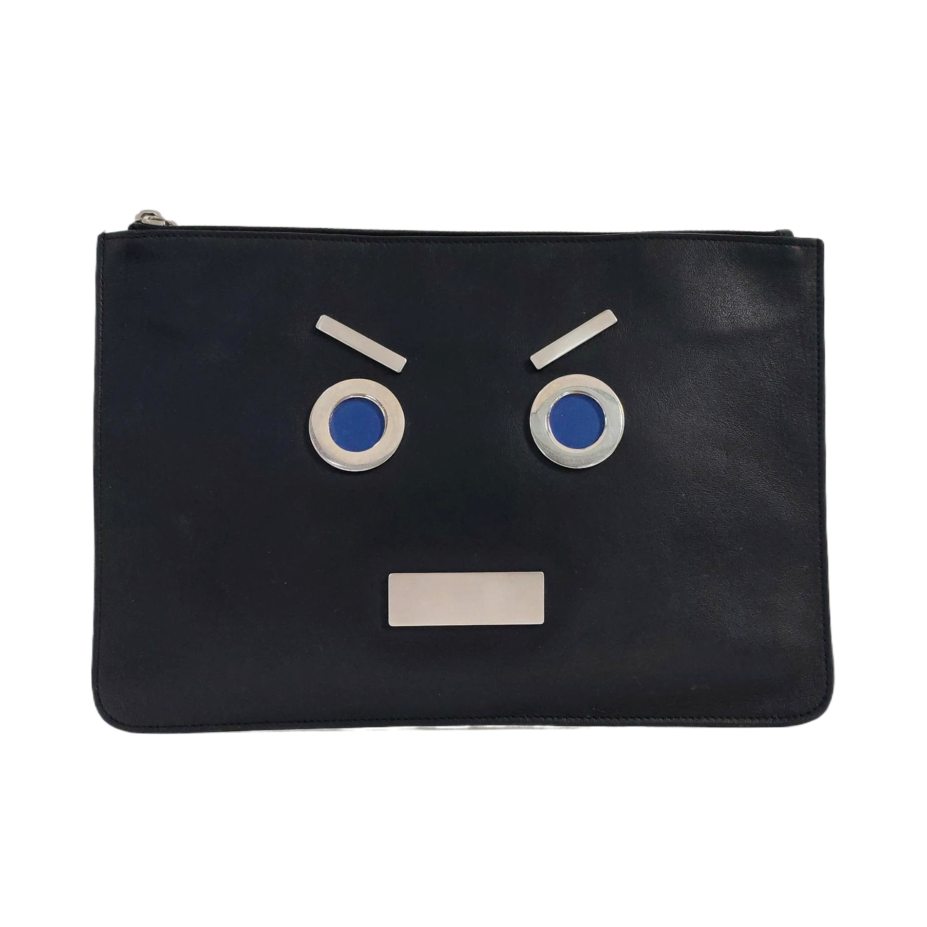 Authenticated pre-owned  Monster Calfskin Black - Clutch at Looply