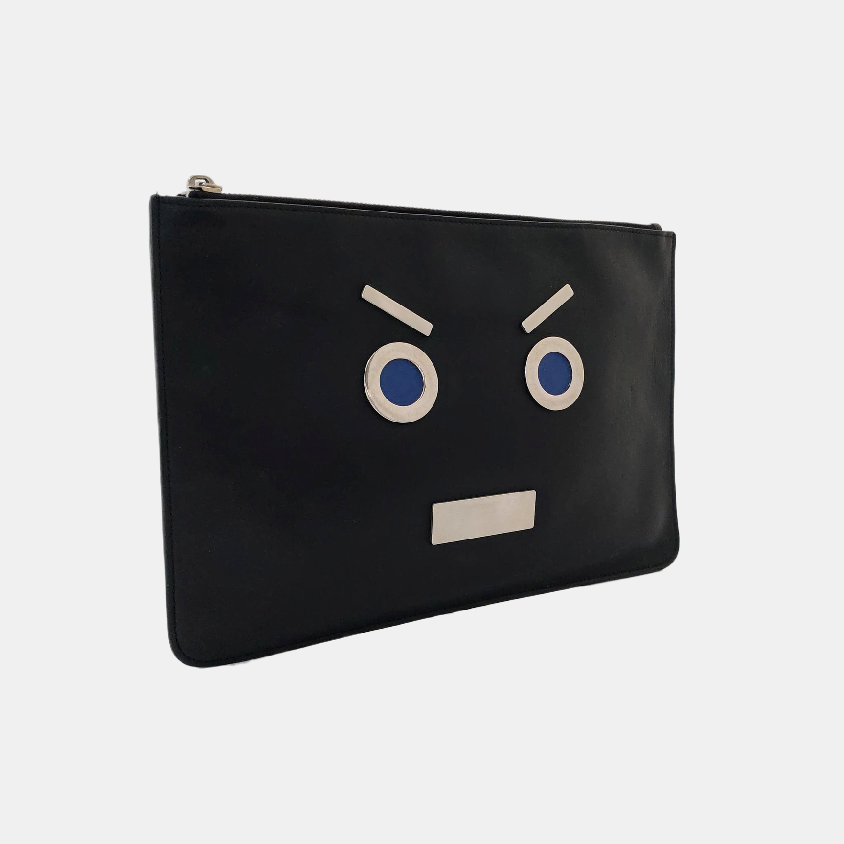 Authenticated pre-owned  Monster Calfskin Black - Clutch at Looply