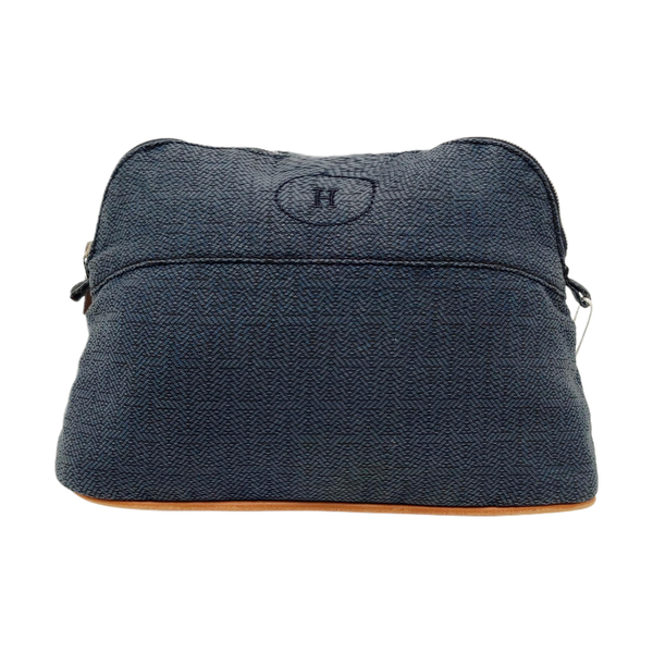 Authenticated pre-owned  Bolide Medium Fabric Blue - Clutch at Looply