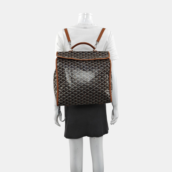 Saint Léger Coated Canvas Brown