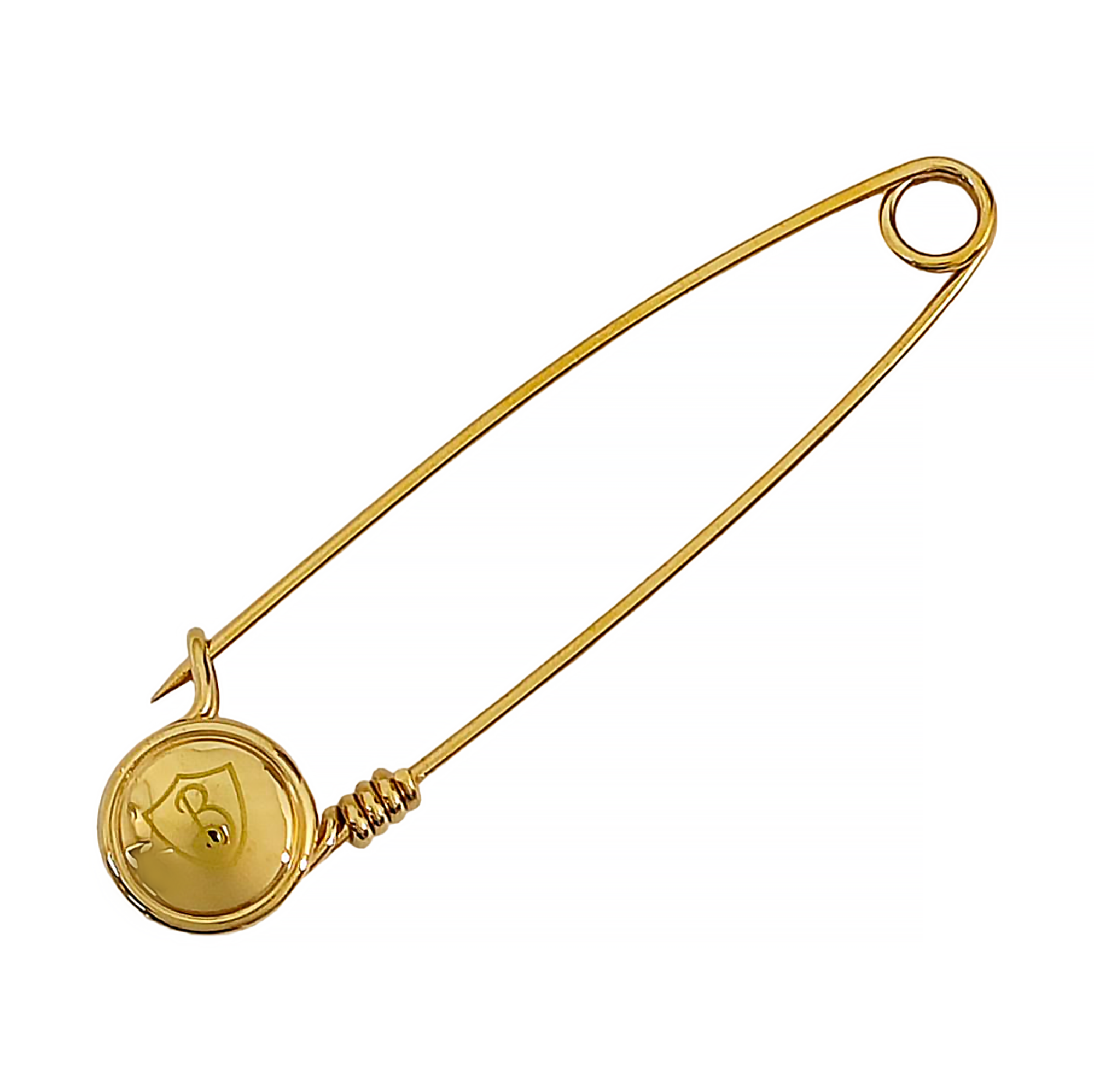 Authenticated pre-owned  Gold-tone Metal Brooch - Brooch at Looply