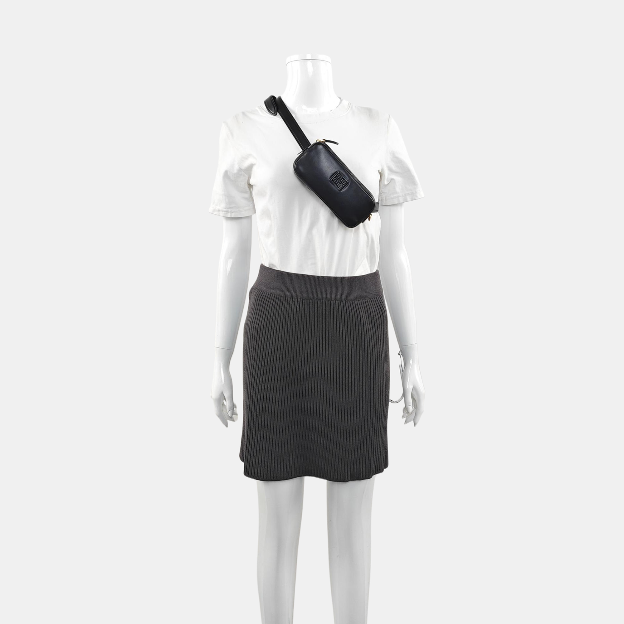 Authenticated pre-owned  Arcadie Calfskin Black - Shoulder Bag at Looply