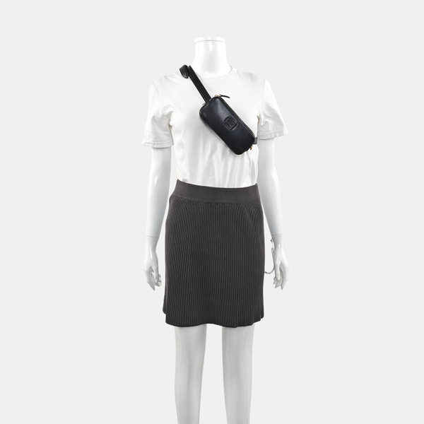 Authenticated pre-owned  Arcadie Calfskin Black - Shoulder Bag at Looply