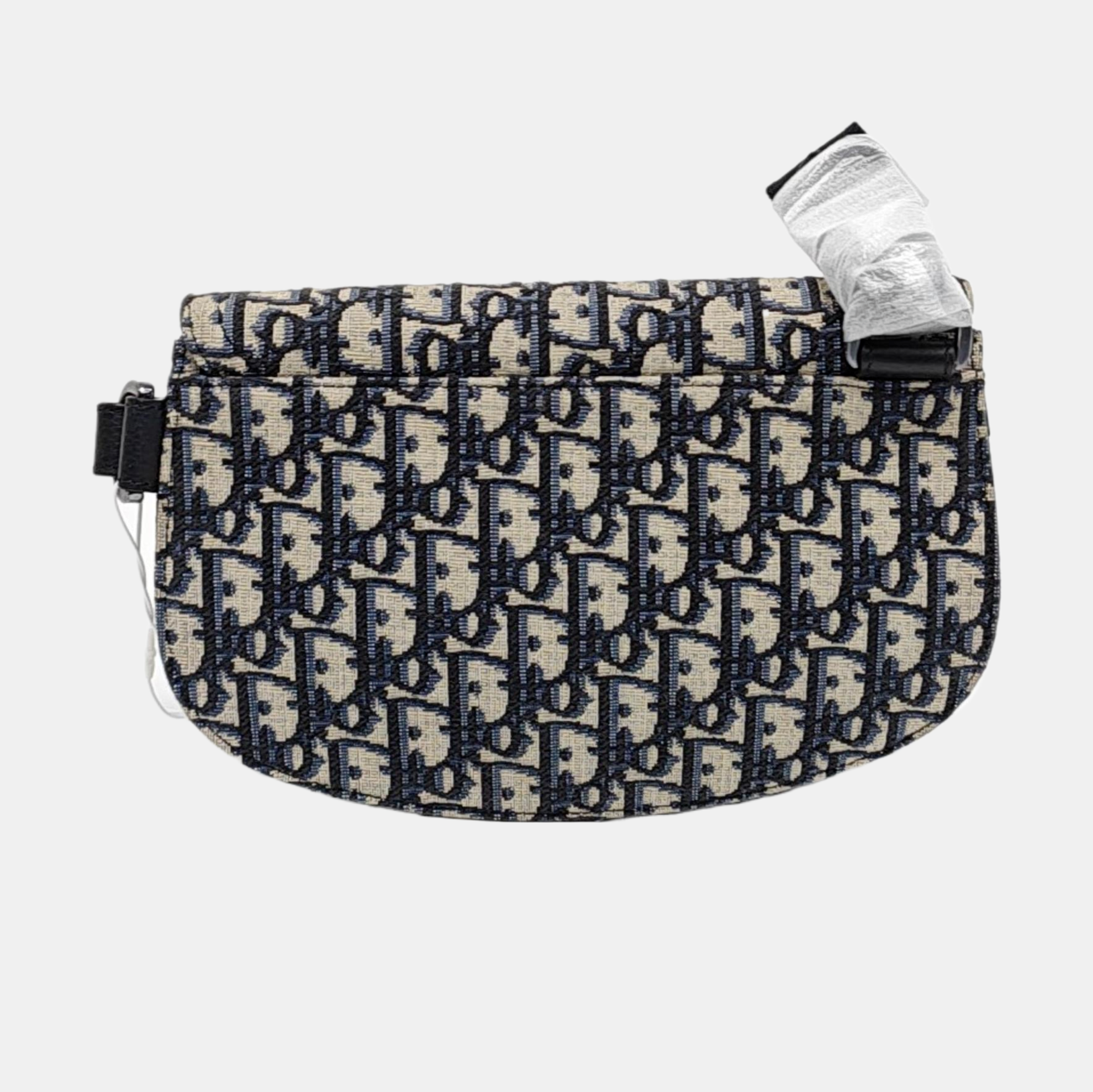 Authenticated pre-owned  Saddle Oblique Canvas Blue - Crossbody Bag at Looply