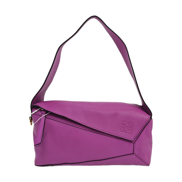 Authenticated pre-owned  Puzzle Hobo Calfskin Purple - Top Handle Bag at Looply