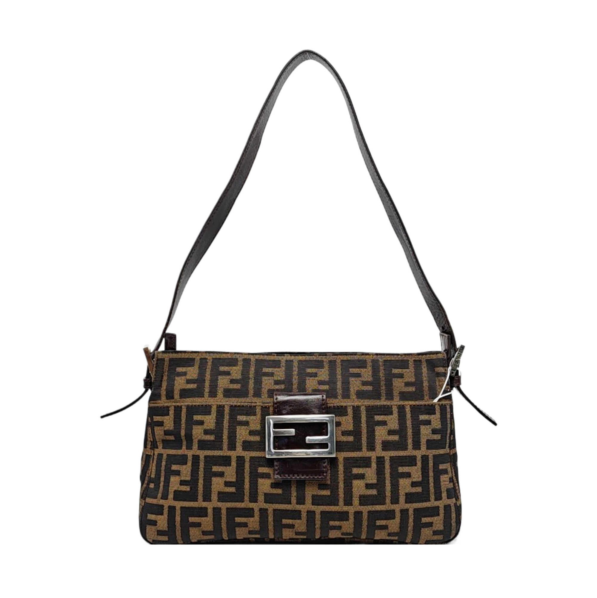 Authenticated pre-owned  Baguette Canvas Brown - Top Handle Bag at Looply