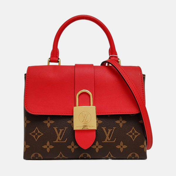 Authenticated pre-owned  Locky BB Monogram Coated Canvas Red - Shoulder Bag at Looply