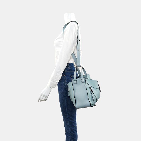 Authenticated pre-owned  Hammock Small Calfskin Blue - Shoulder Bag at Looply