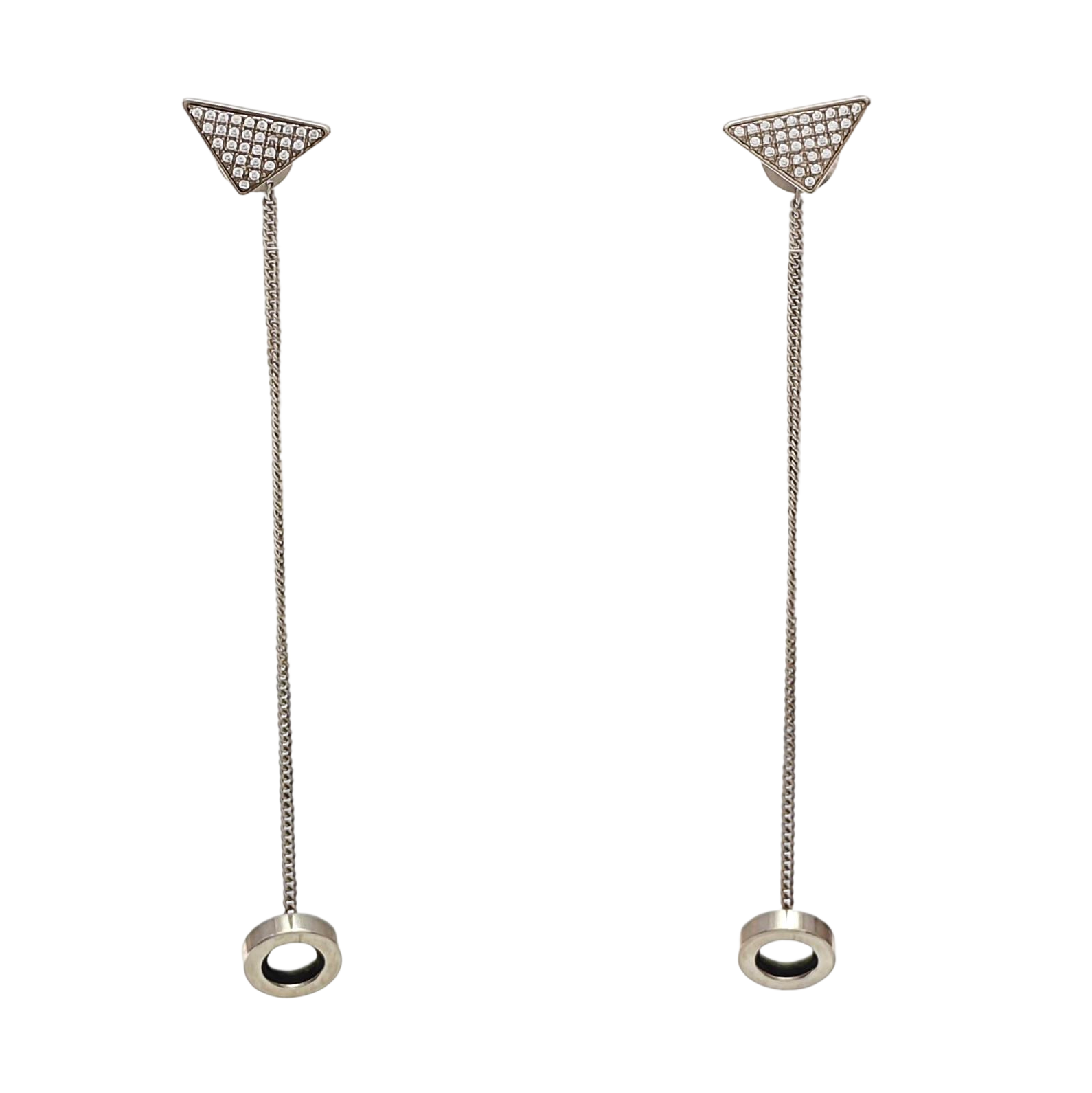 Authenticated pre-owned  Silver-tone Metal Silver Earring - Earrings at Looply