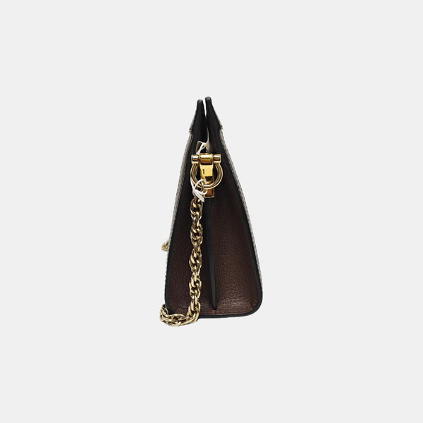 Authenticated pre-owned  Ophidia Small Monogram Coated Canvas Beige - Shoulder Bag at Looply