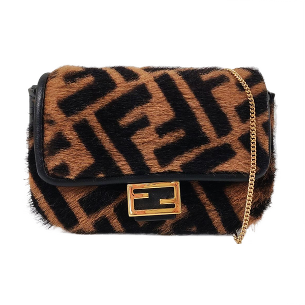 Authenticated pre-owned  Baguette Nano Calfskin Multicolor - Shoulder Bag at Looply
