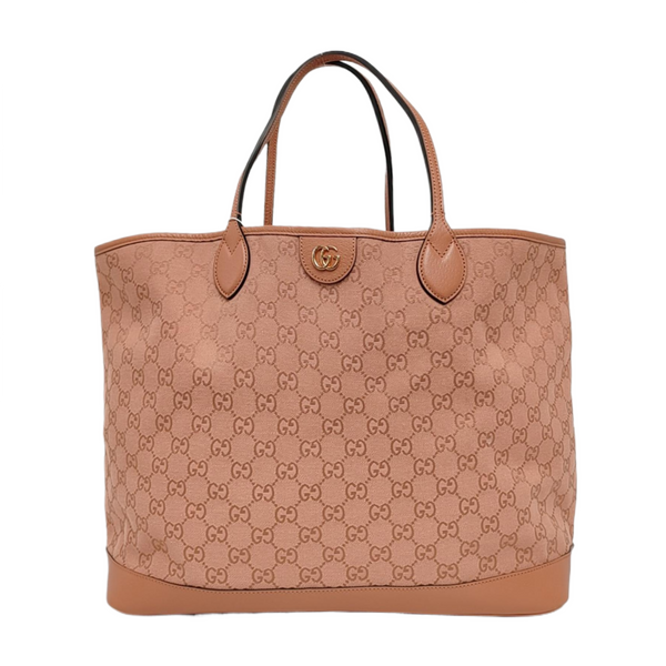 Authenticated pre-owned  Ophidia Monogram Fabric Pink - Top Handle Bag at Looply