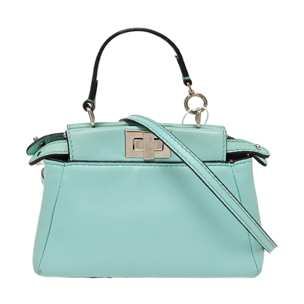 Authenticated pre-owned  Peekaboo Mini Calfskin Blue - Handbags at Looply