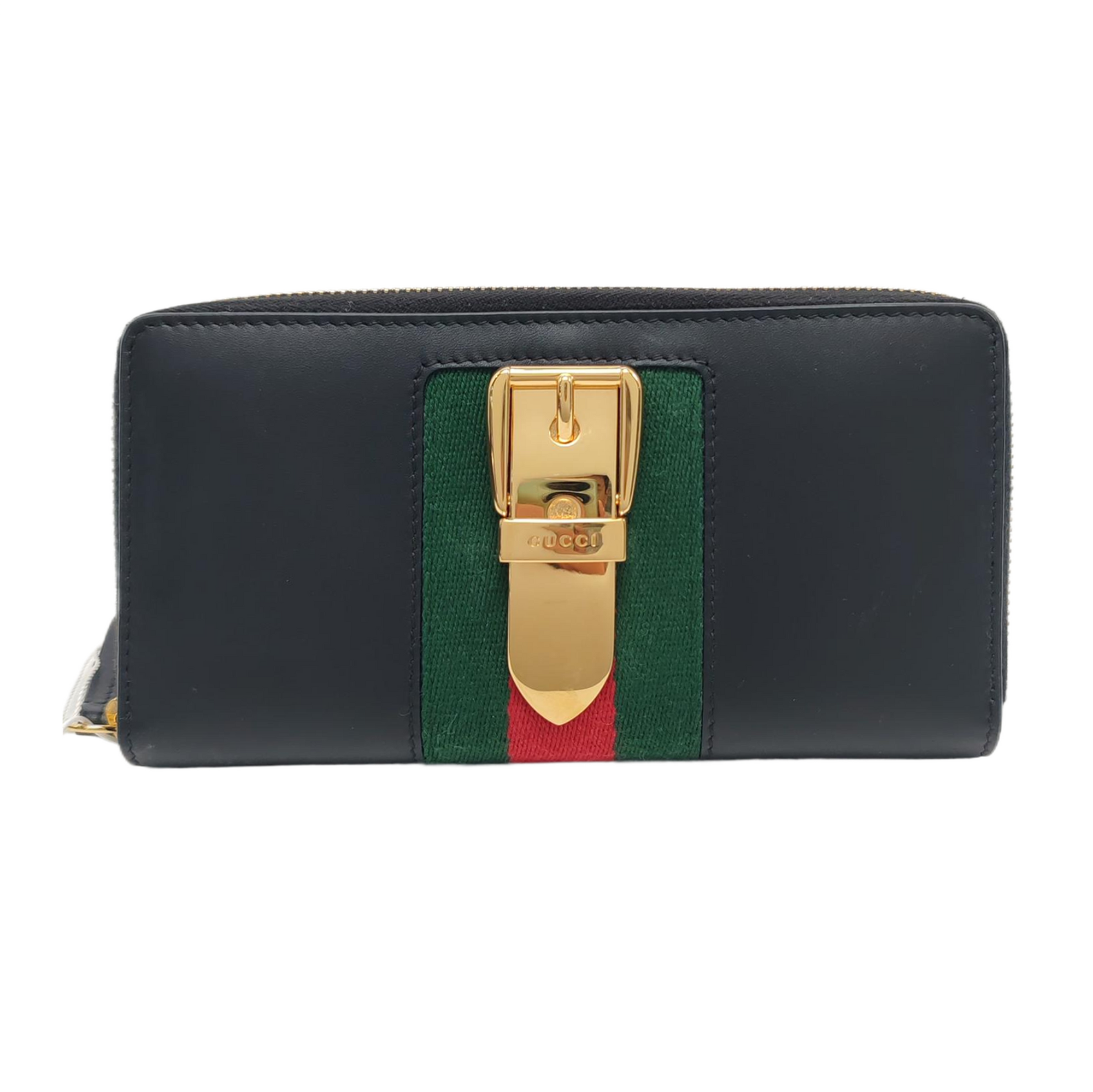 Authenticated pre-owned  Sylvie Calfskin Black Wallet - Wallet at Looply